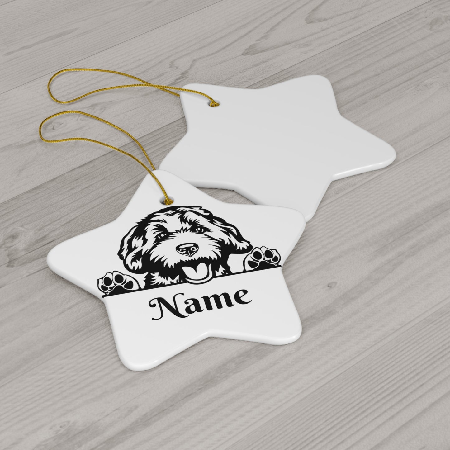 Personalize your Doodle Ornament! Ceramic Ornament, 4 Shapes