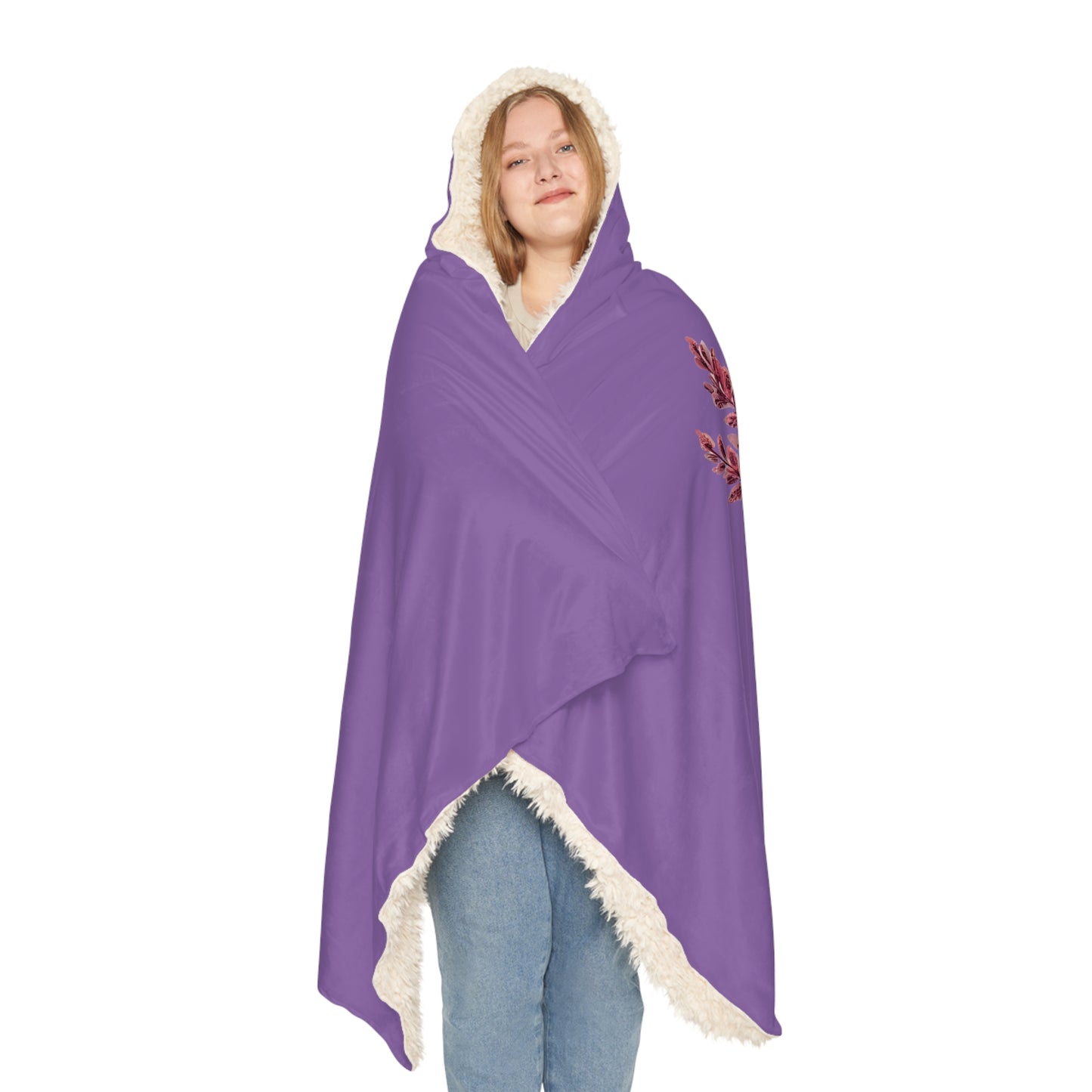 Purple Doodle Snuggle Blanket