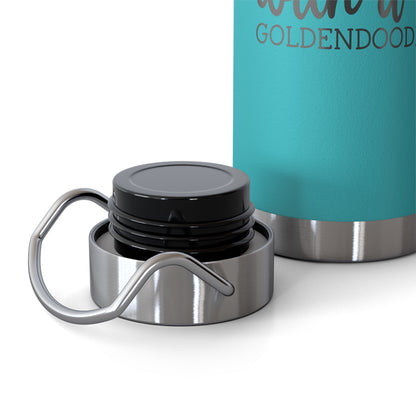 Life is Better Goldendoodle Copper Vacuum Insulated Bottle, 22oz