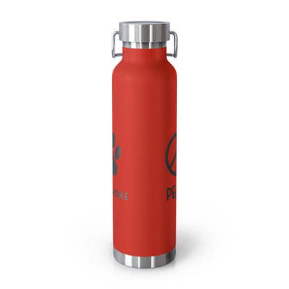 Peace Love Goldendoodles Copper Vacuum Insulated Bottle, 22oz