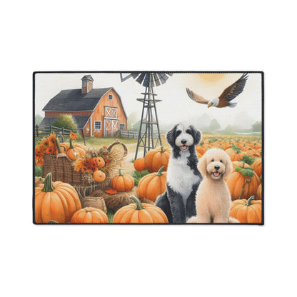 Fall Doodles Heavy Duty Floor Mat