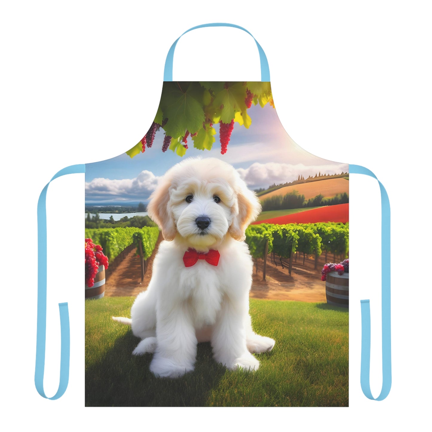 White Doodle at Winery - Apron