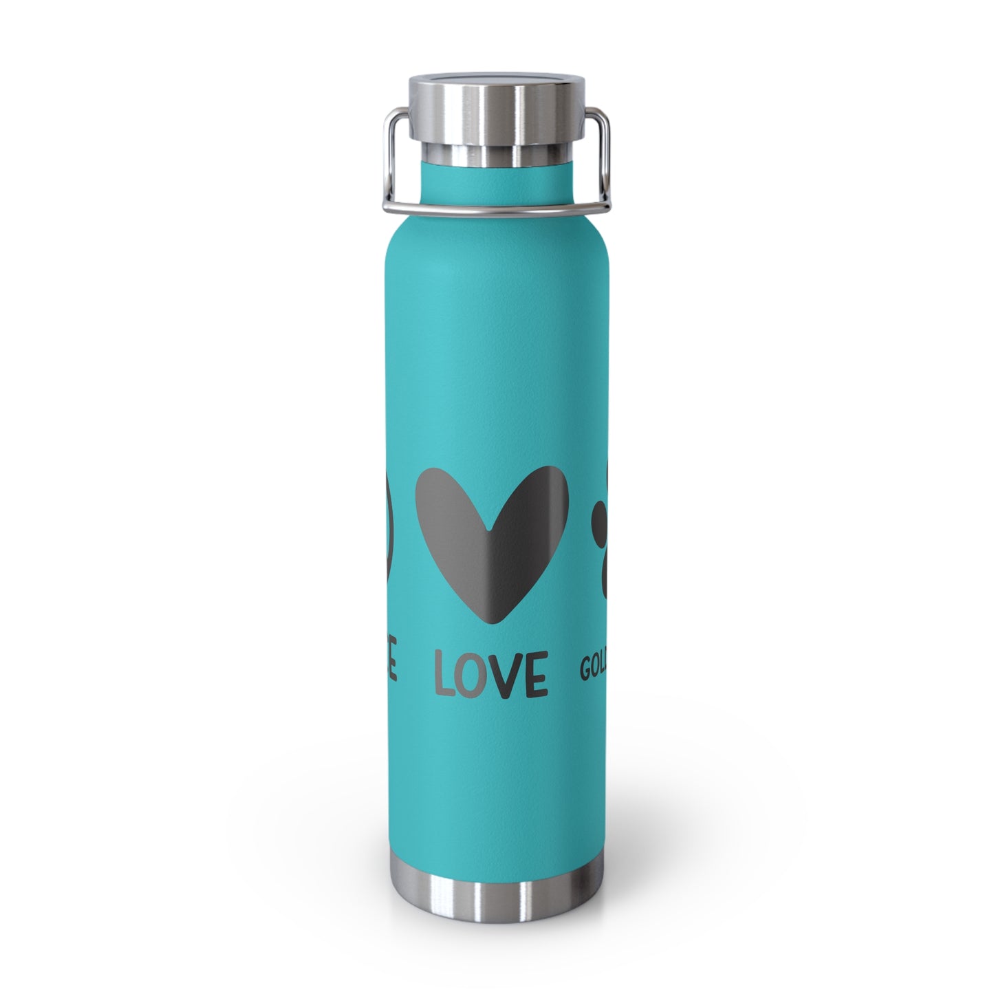 Peace Love Goldendoodles Copper Vacuum Insulated Bottle, 22oz