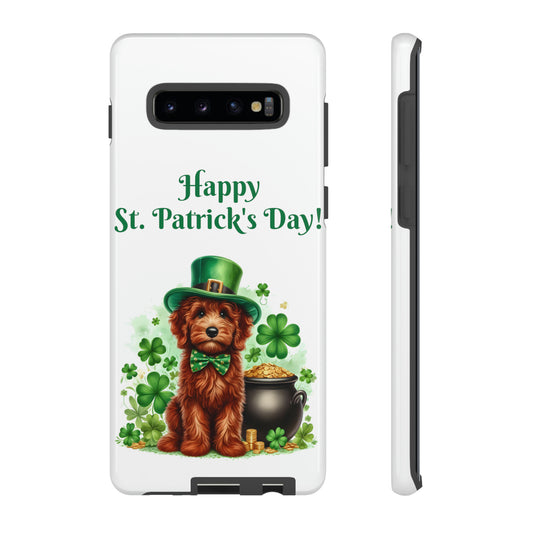 Happy Doodle St. Patrick's Day - Tough Cases - Apple iPhone, Samsung Galaxy, and Google Pixel