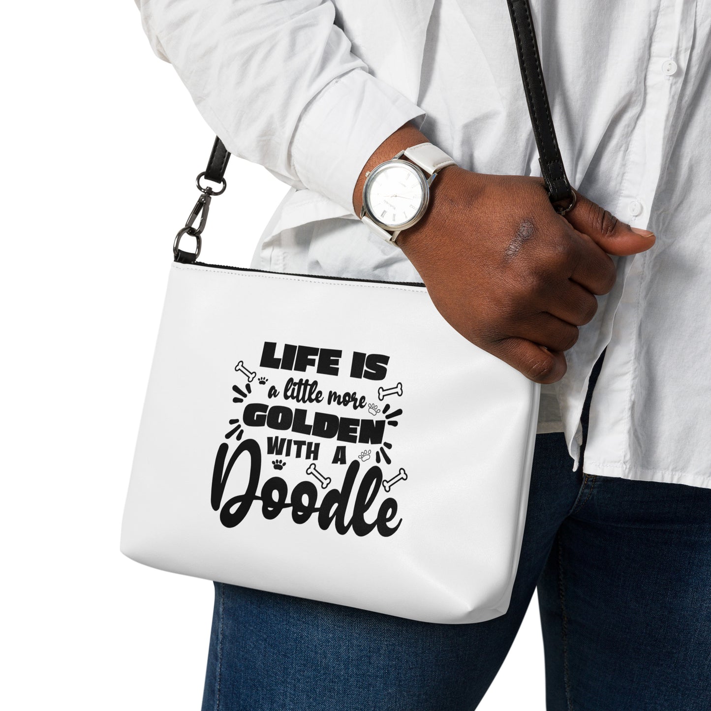 Life is Golden Crossbody Bag