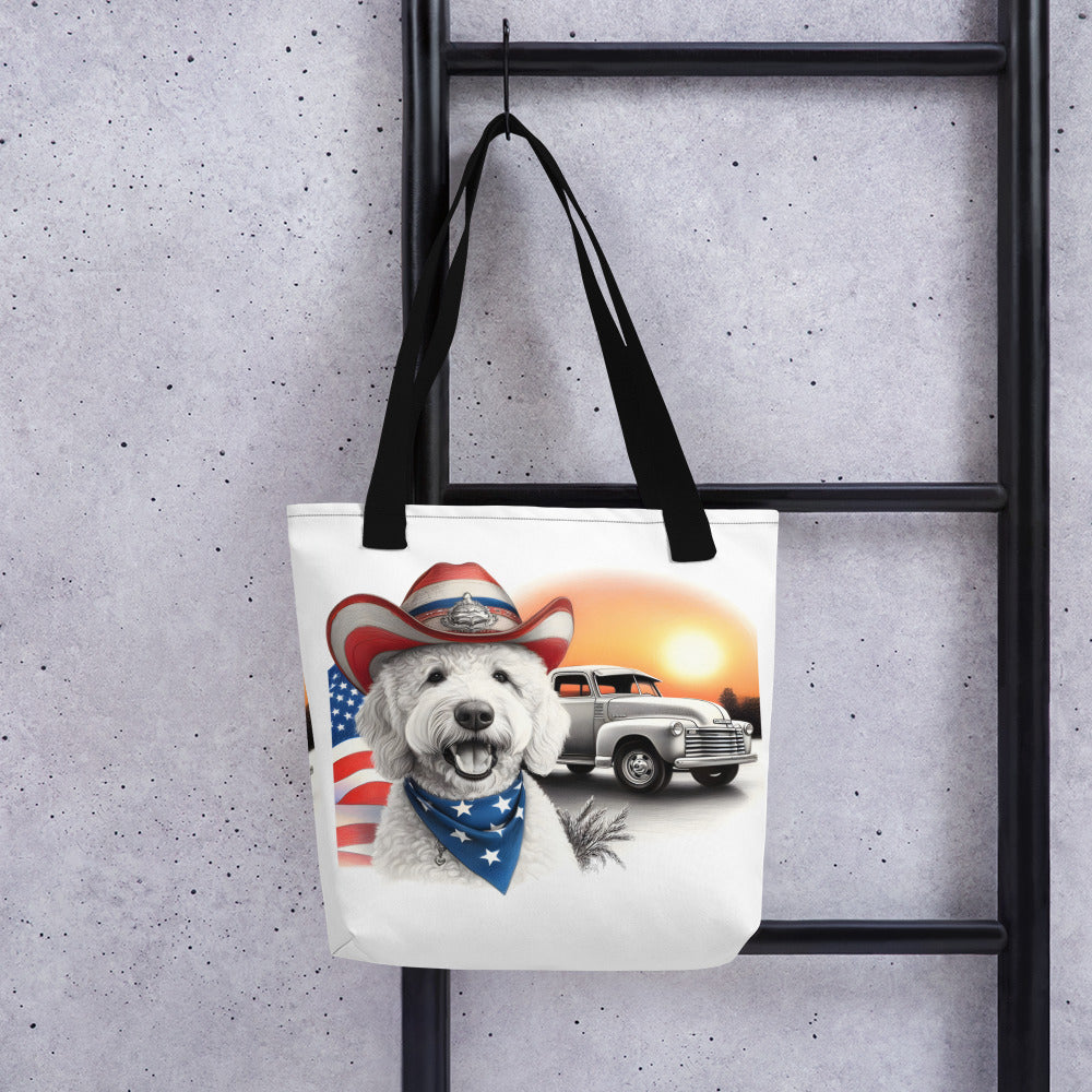 Patriotic Doodle Tote bag