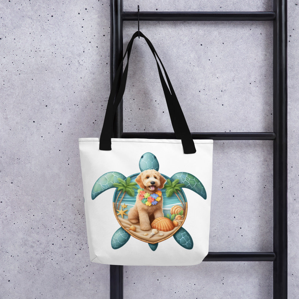 Sea Turtle Doodle Tote Bag