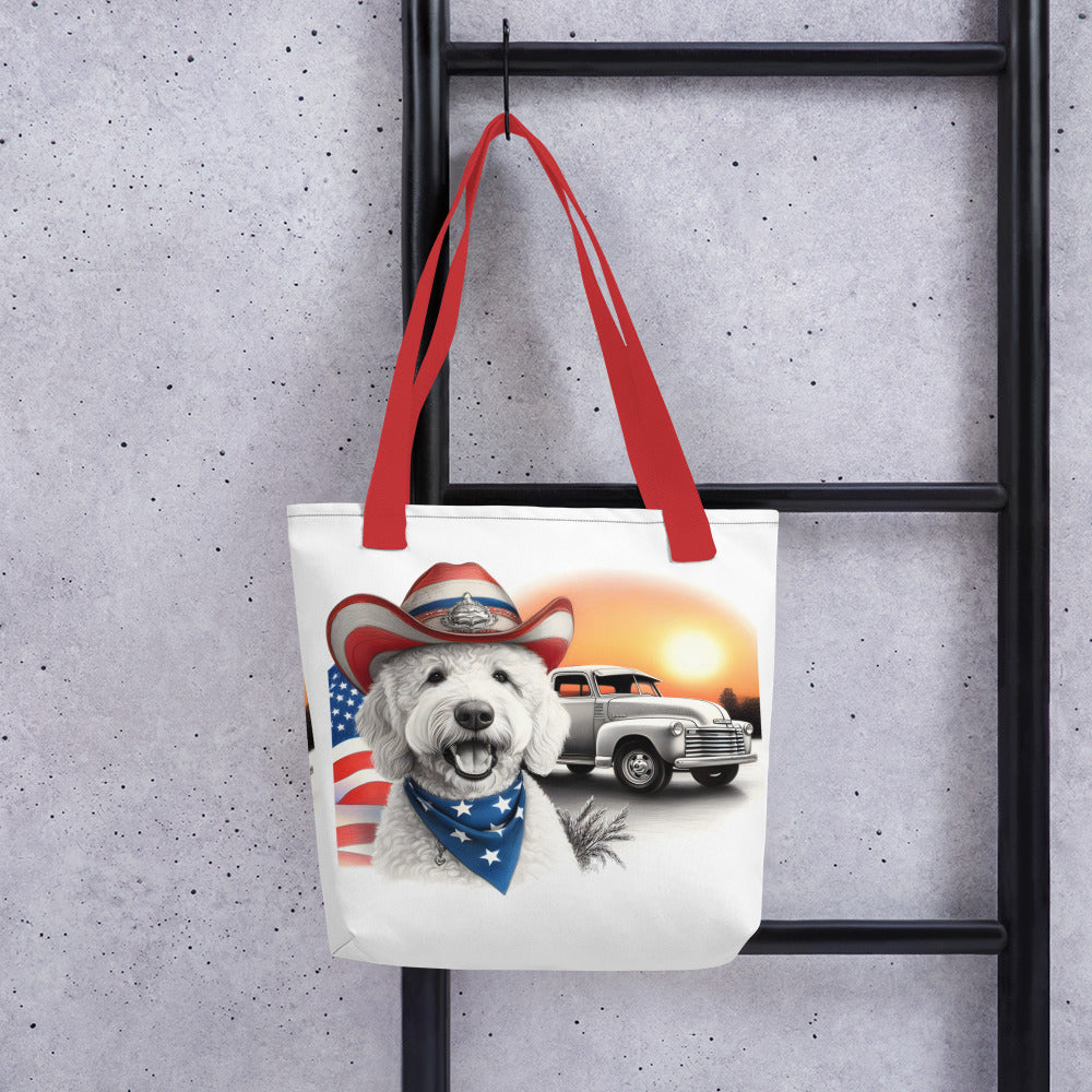 Patriotic Doodle Tote bag