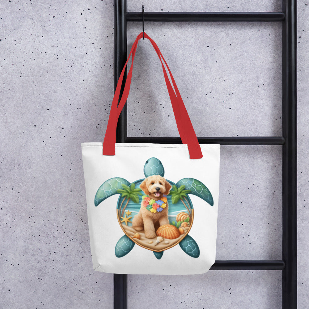 Sea Turtle Doodle Tote Bag