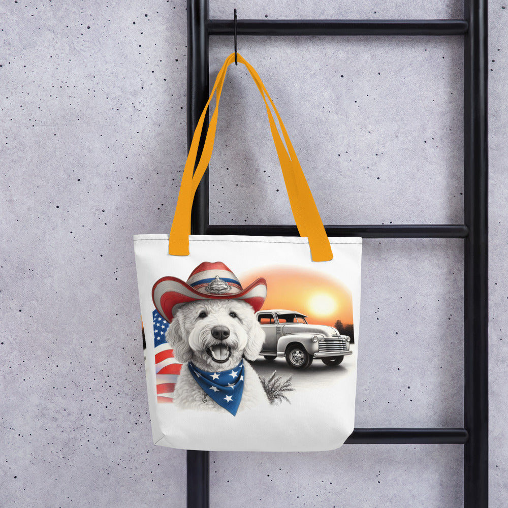 Patriotic Doodle Tote bag