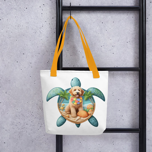 Sea Turtle Doodle Tote Bag