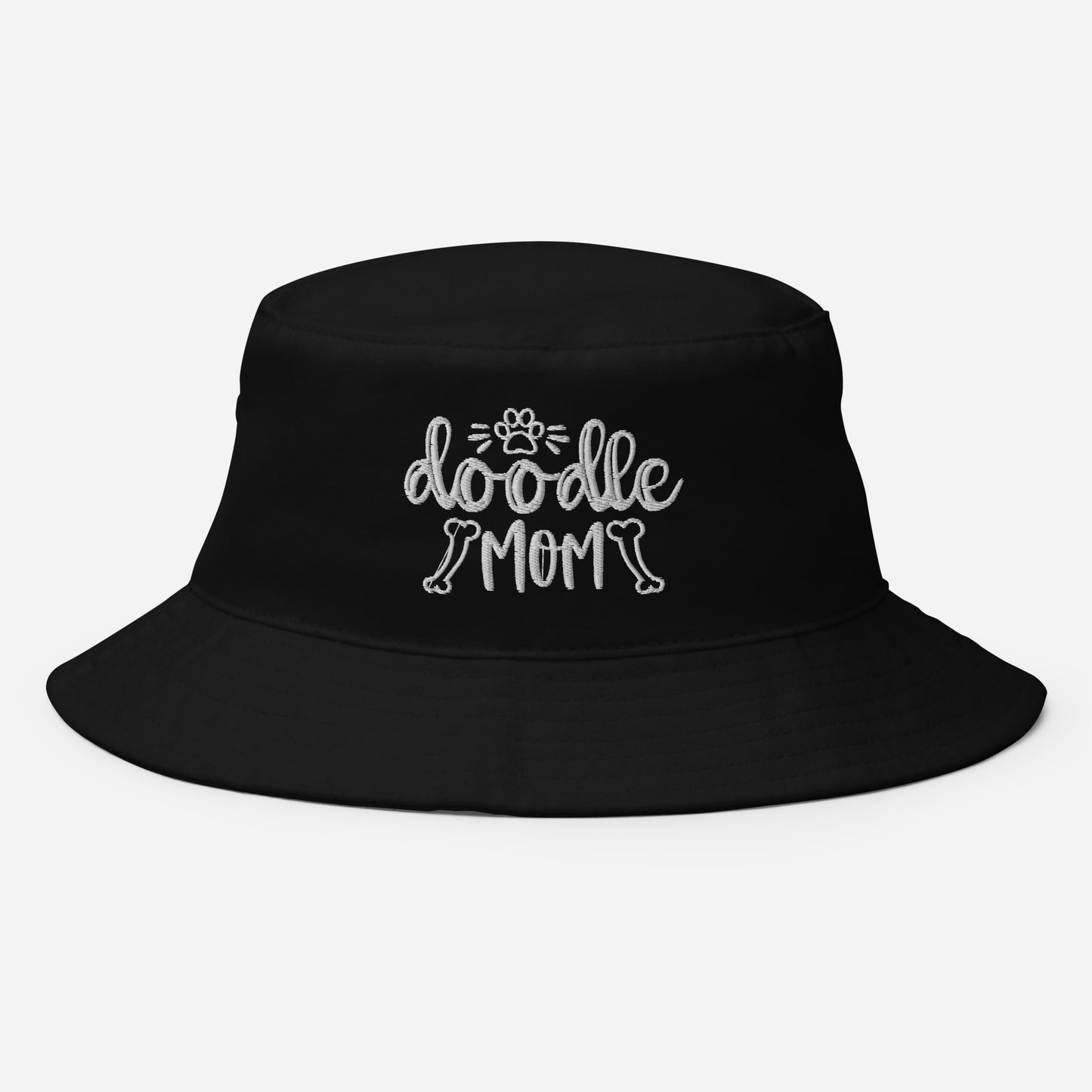 Doodle Mom Embroidered Bucket Hat