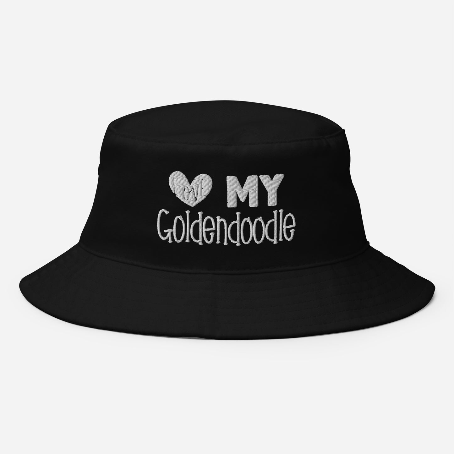 Love My Goldendoodle Embroidered Bucket Hat