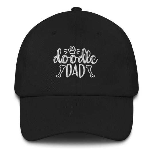 Doodle Dad Embroidered Adjustable Strap Cap Hat
