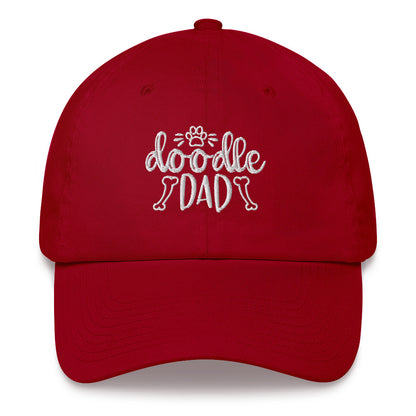 Doodle Dad Embroidered Adjustable Strap Cap Hat