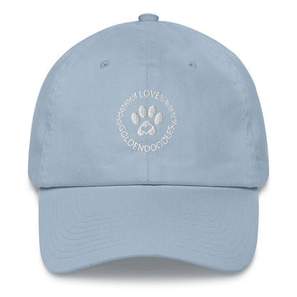 I Love Goldendoodles Embroidered Adjustable Hat