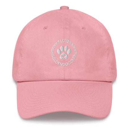 I Love Goldendoodles Embroidered Adjustable Hat