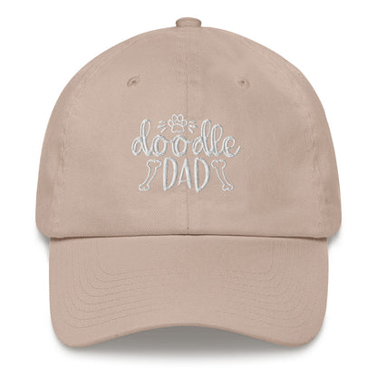 Doodle Dad Embroidered Adjustable Strap Cap Hat