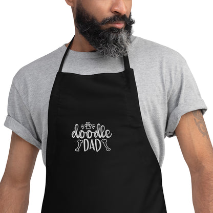 Doodle Dad Embroidered Apron