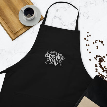 Doodle Dad Embroidered Apron