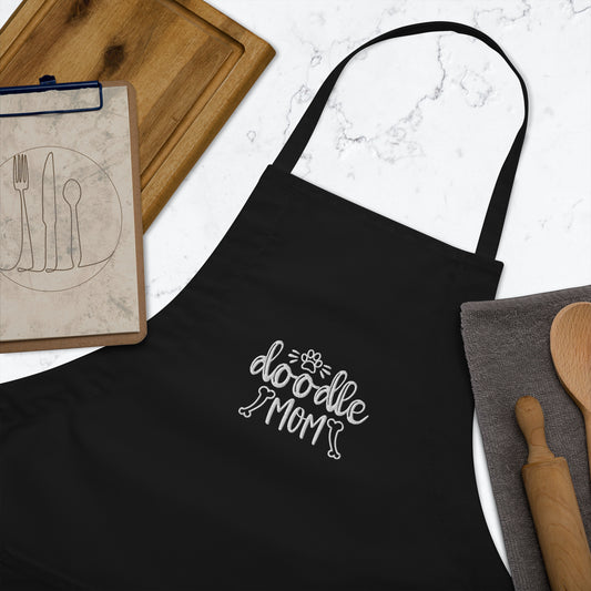 Doodle Mom Embroidered Apron