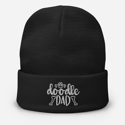 Doodle Dad Embroidered Beanie