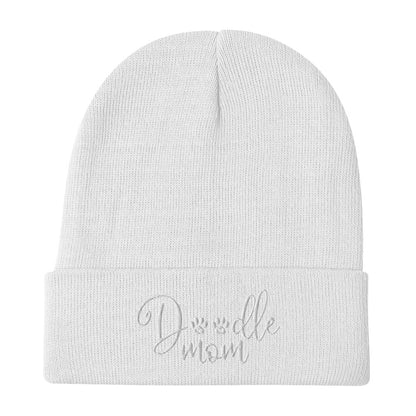 Doodle Mom Embroidered Beanie