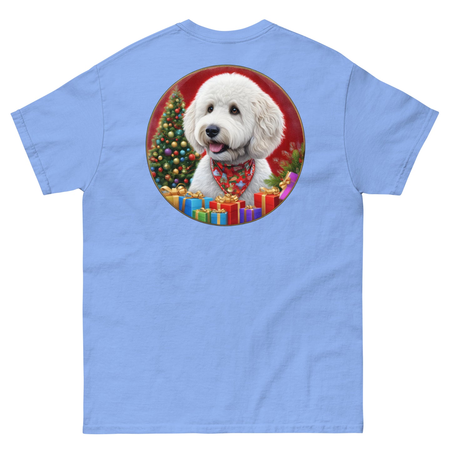 White Christmas Doodle Men's Classic Gildan T Shirt