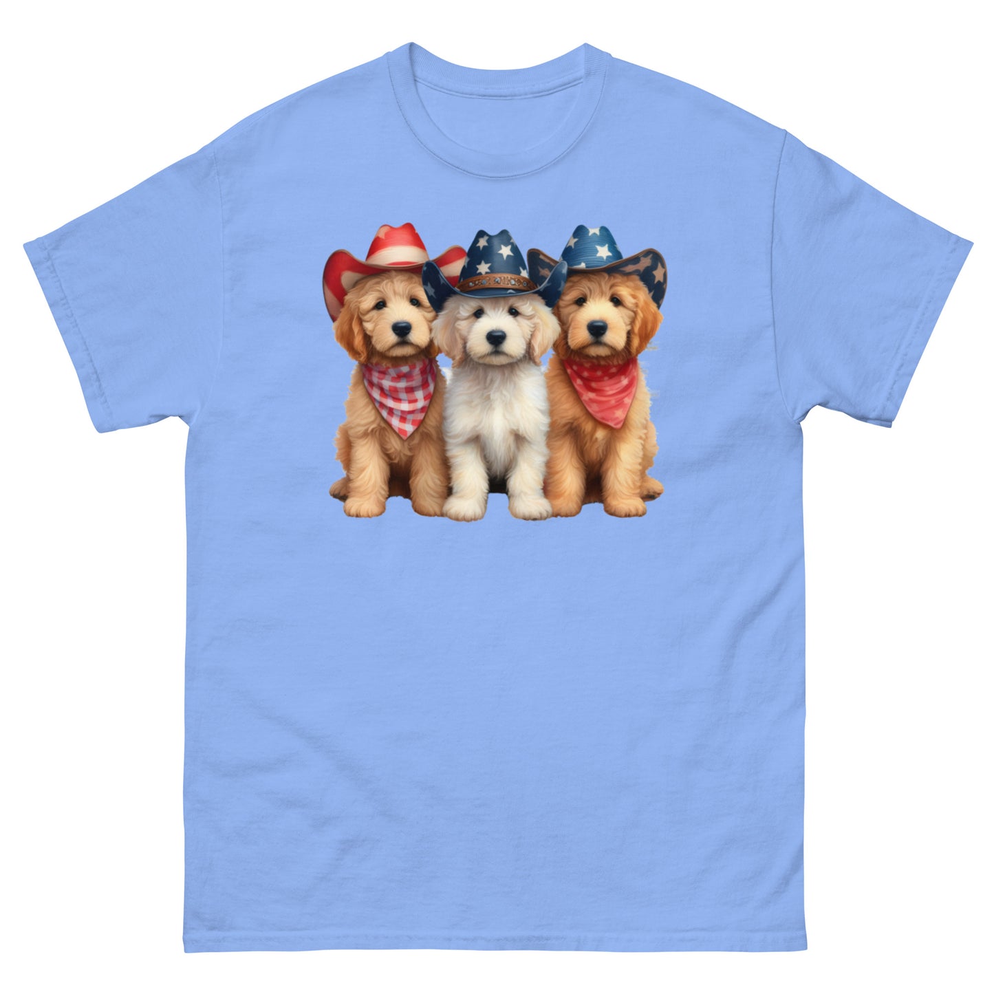 3 Patriotic Doodles - Men's Classic Gildan T Shirt