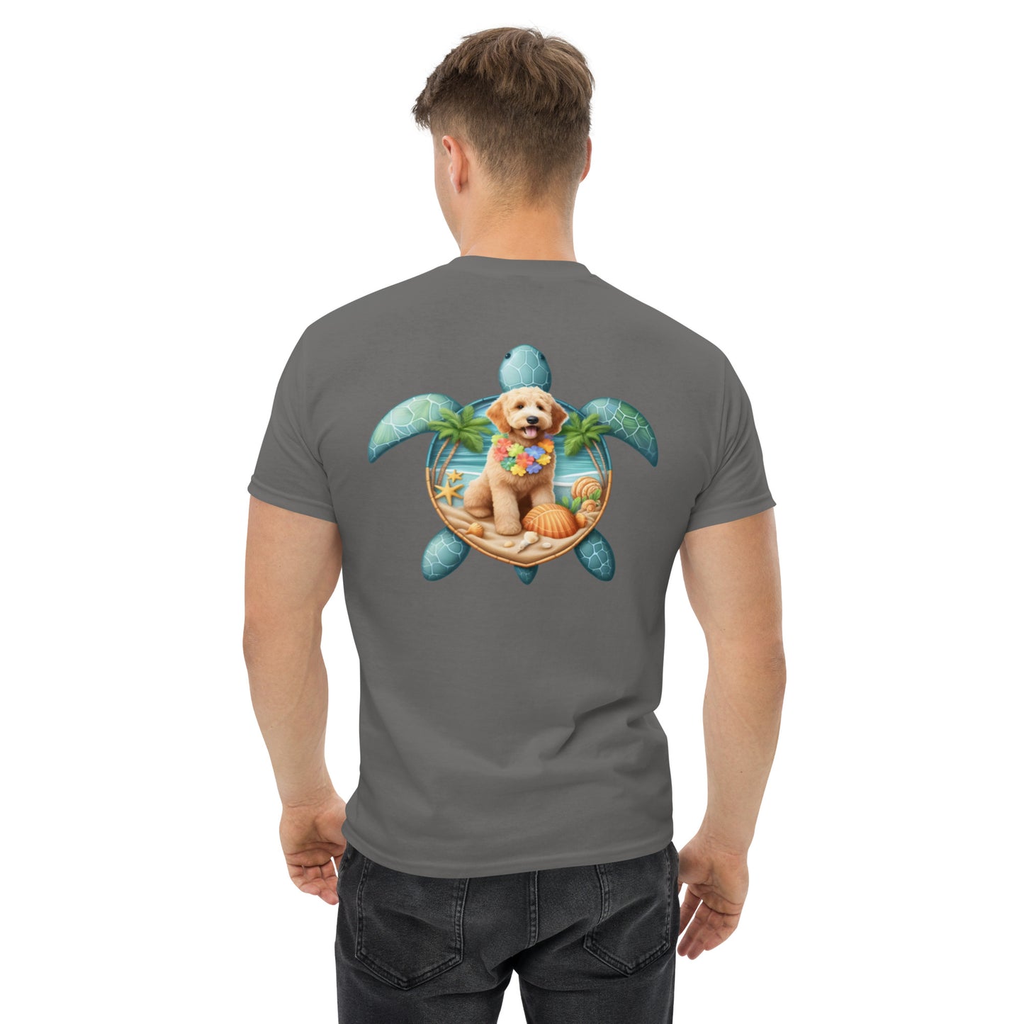 Sea Turtle Doodle Men's Classic Gildan T Shirt