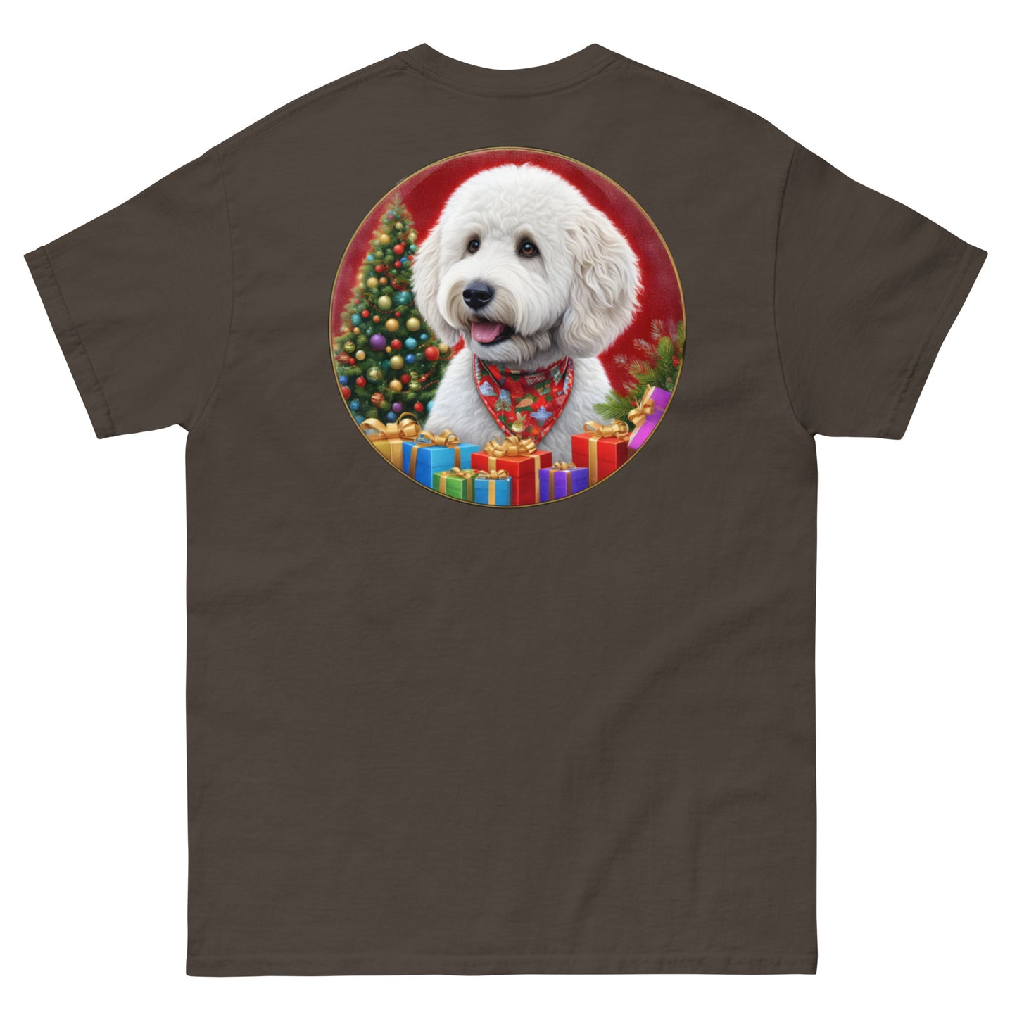 White Christmas Doodle Men's Classic Gildan T Shirt