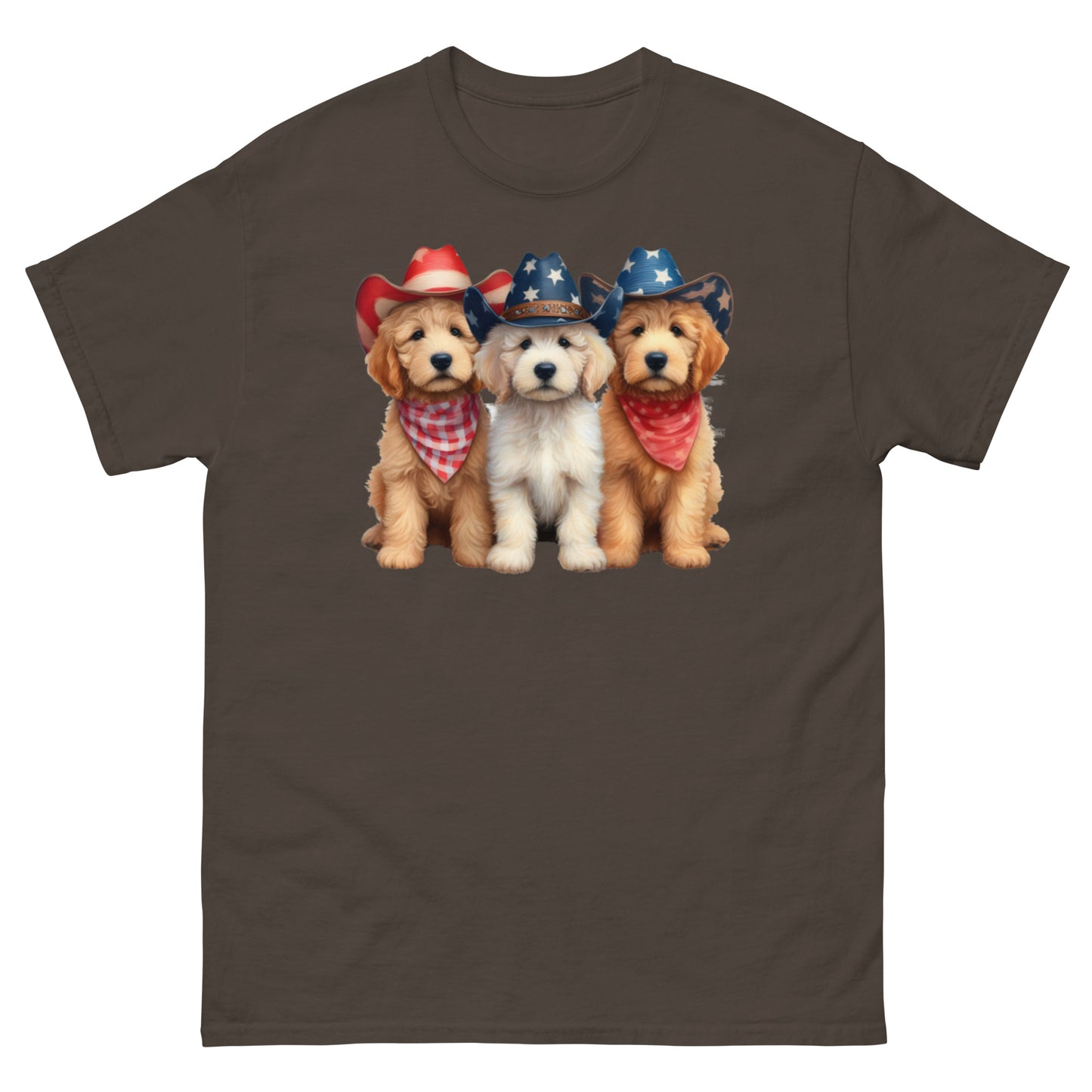 3 Patriotic Doodles - Men's Classic Gildan T Shirt