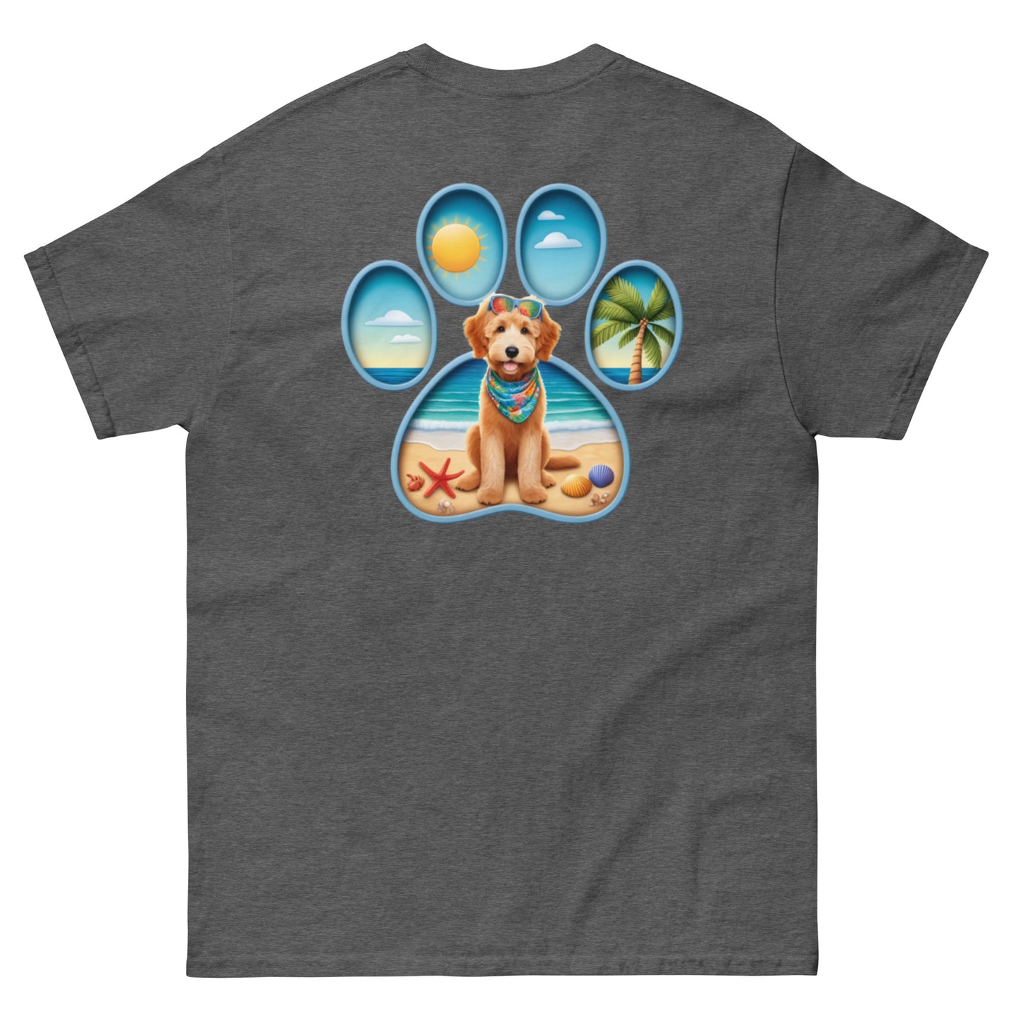 Paw Print Doodle Men's Classic Gildan T Shirt