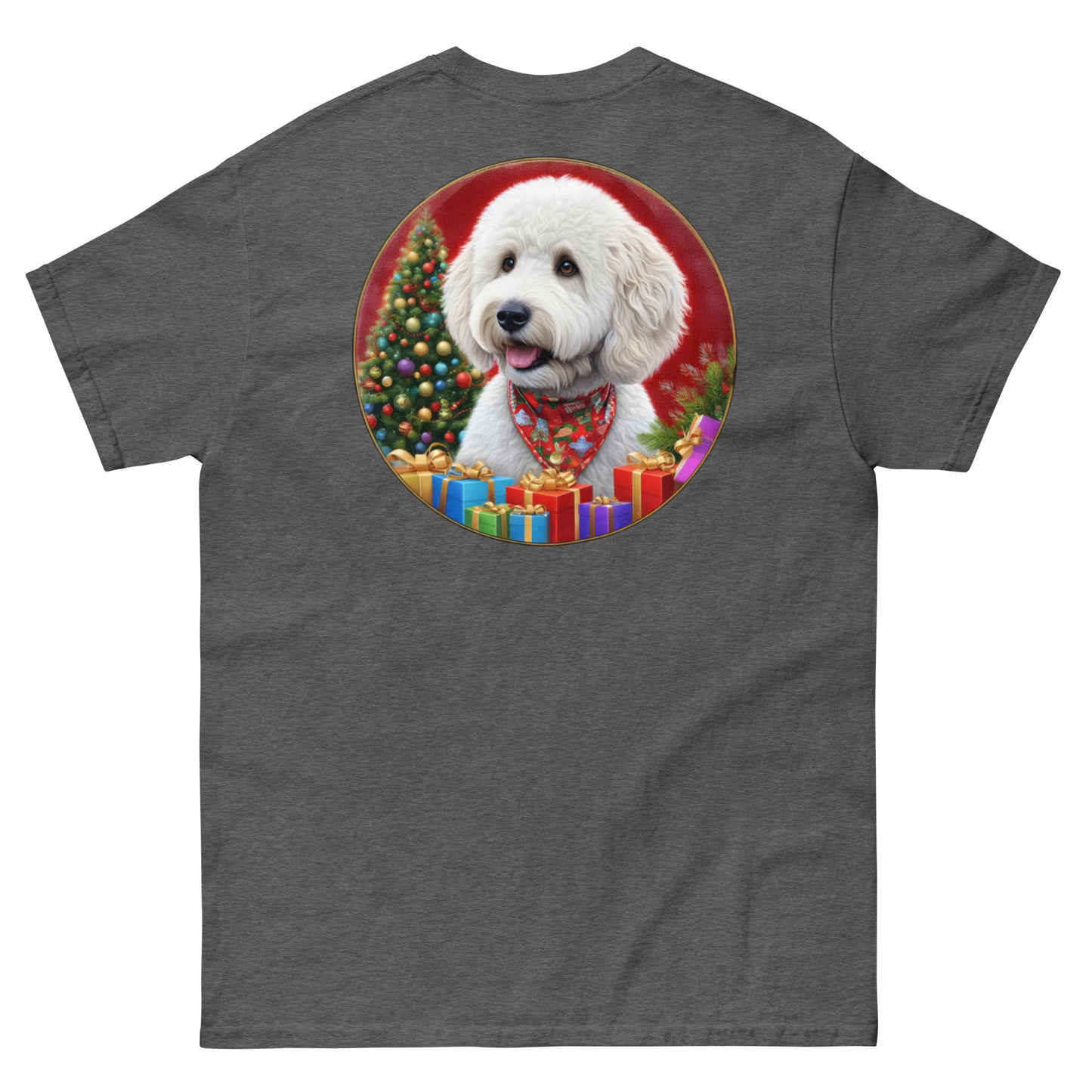 White Christmas Doodle Men's Classic Gildan T Shirt