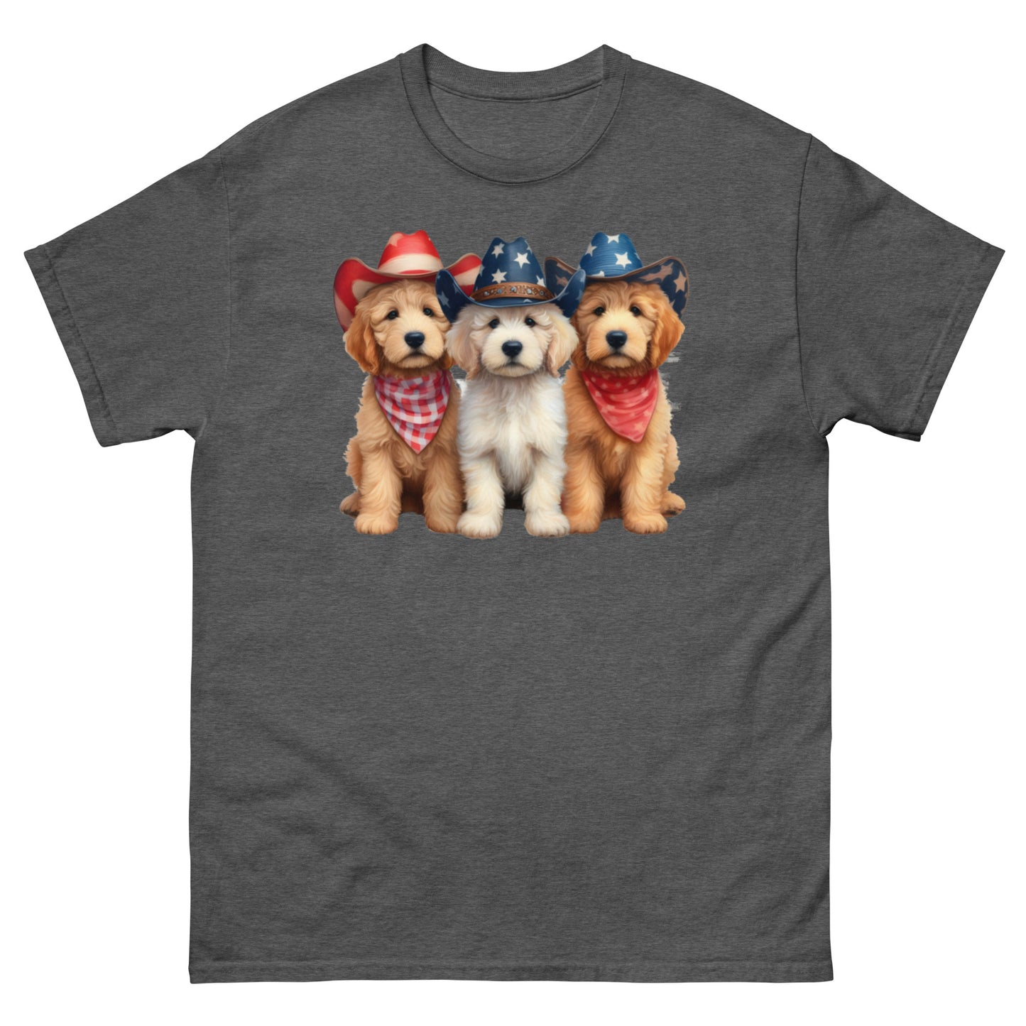 3 Patriotic Doodles - Men's Classic Gildan T Shirt