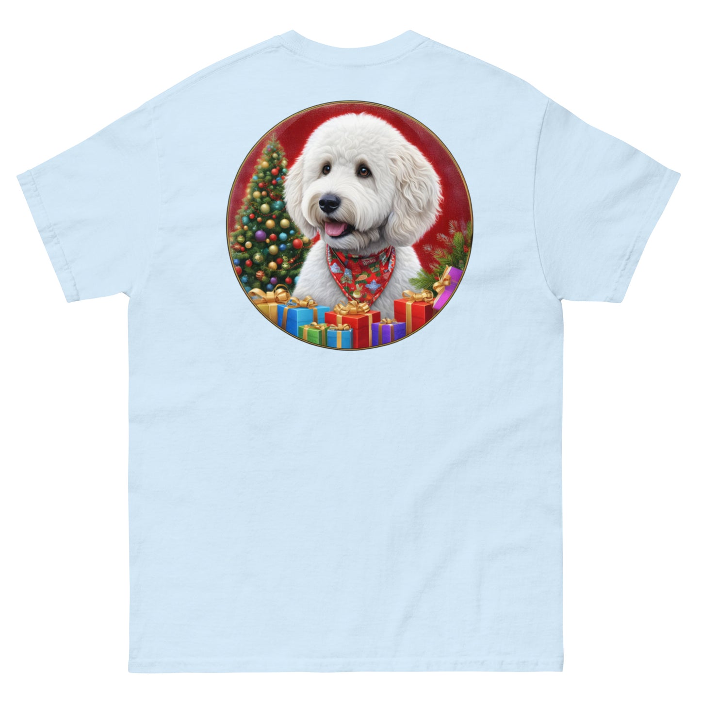 White Christmas Doodle Men's Classic Gildan T Shirt