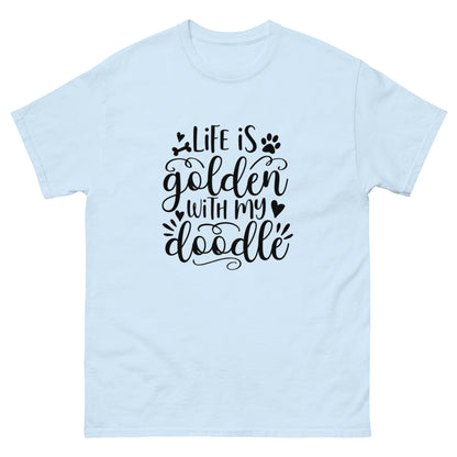 Life is Golden With My Doodle - Men's Classic Gildan T Shirt