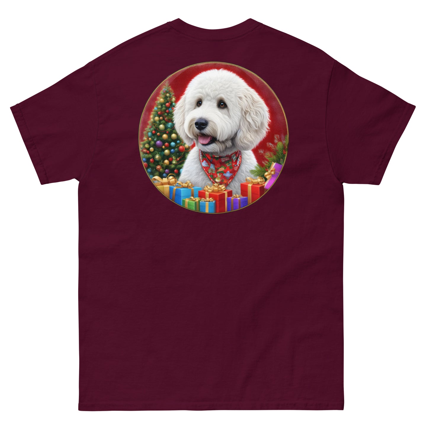 White Christmas Doodle Men's Classic Gildan T Shirt