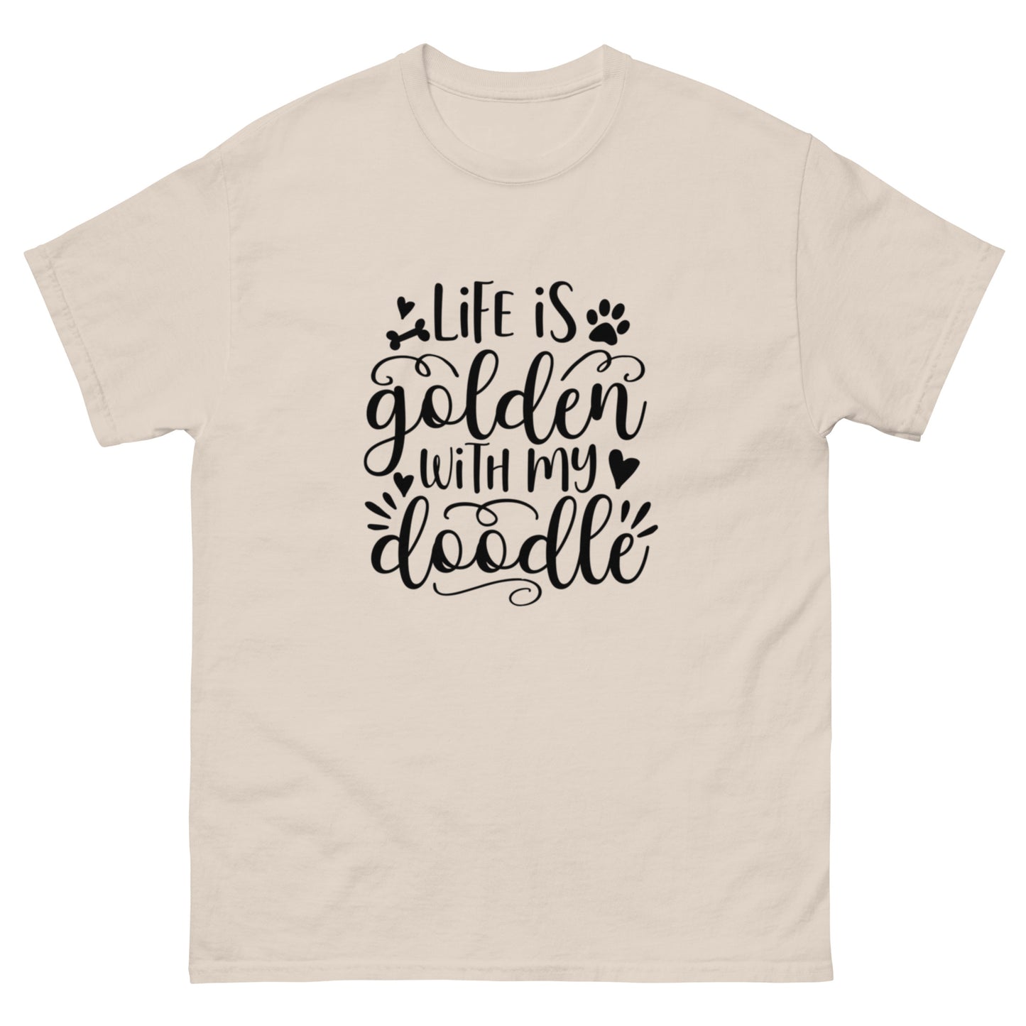 Life is Golden With My Doodle - Men's Classic Gildan T Shirt