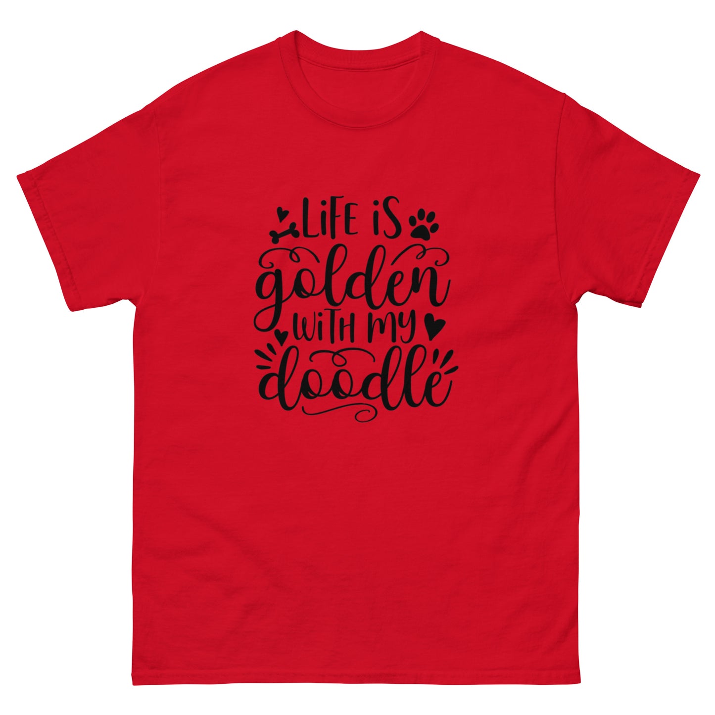 Life is Golden With My Doodle - Men's Classic Gildan T Shirt