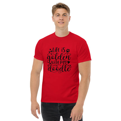 Life is Golden With My Doodle - Men's Classic Gildan T Shirt