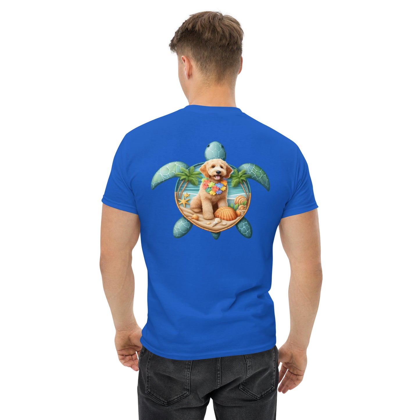 Sea Turtle Doodle Men's Classic Gildan T Shirt