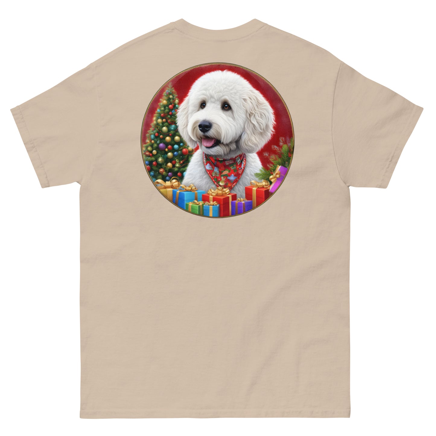 White Christmas Doodle Men's Classic Gildan T Shirt