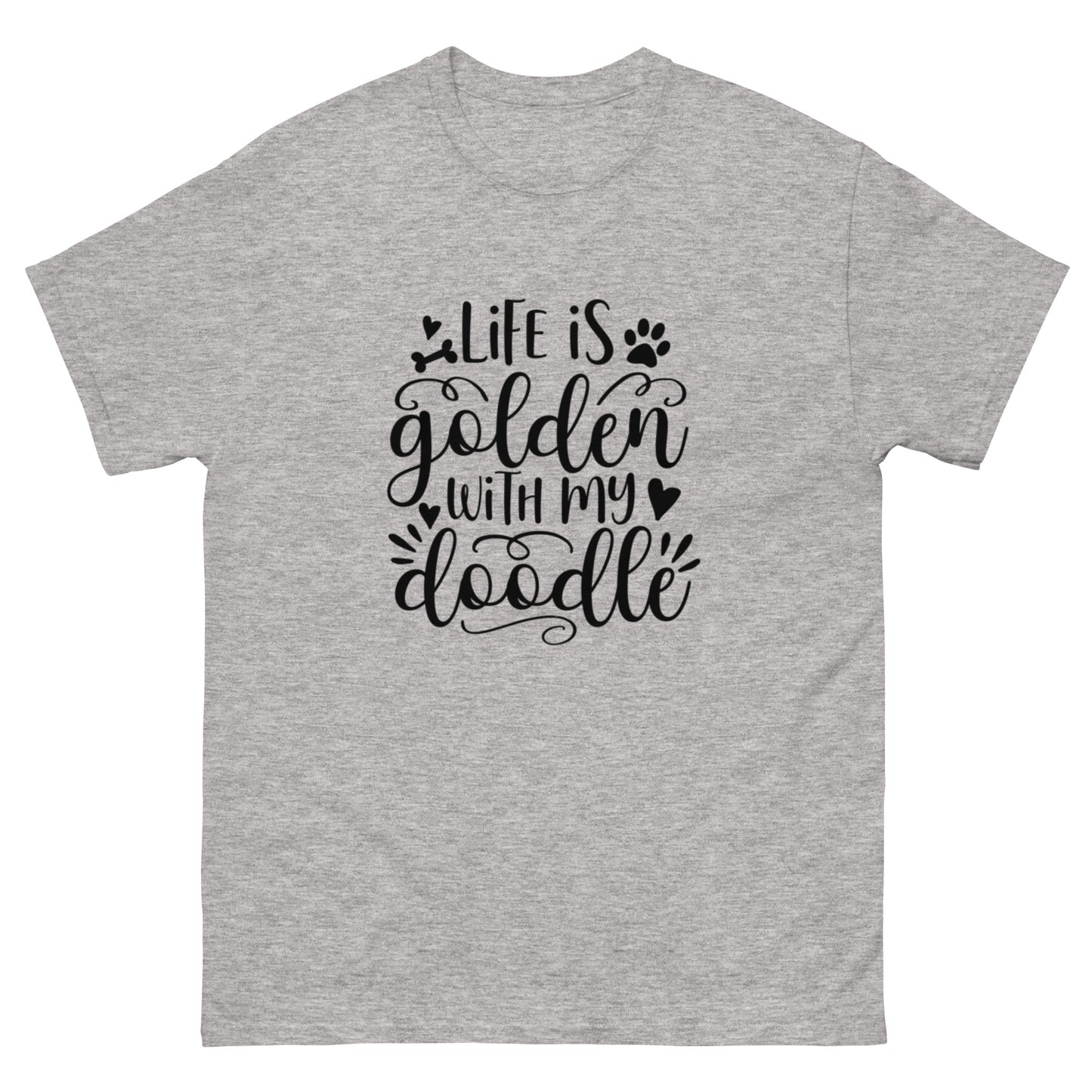 Life is Golden With My Doodle - Men's Classic Gildan T Shirt