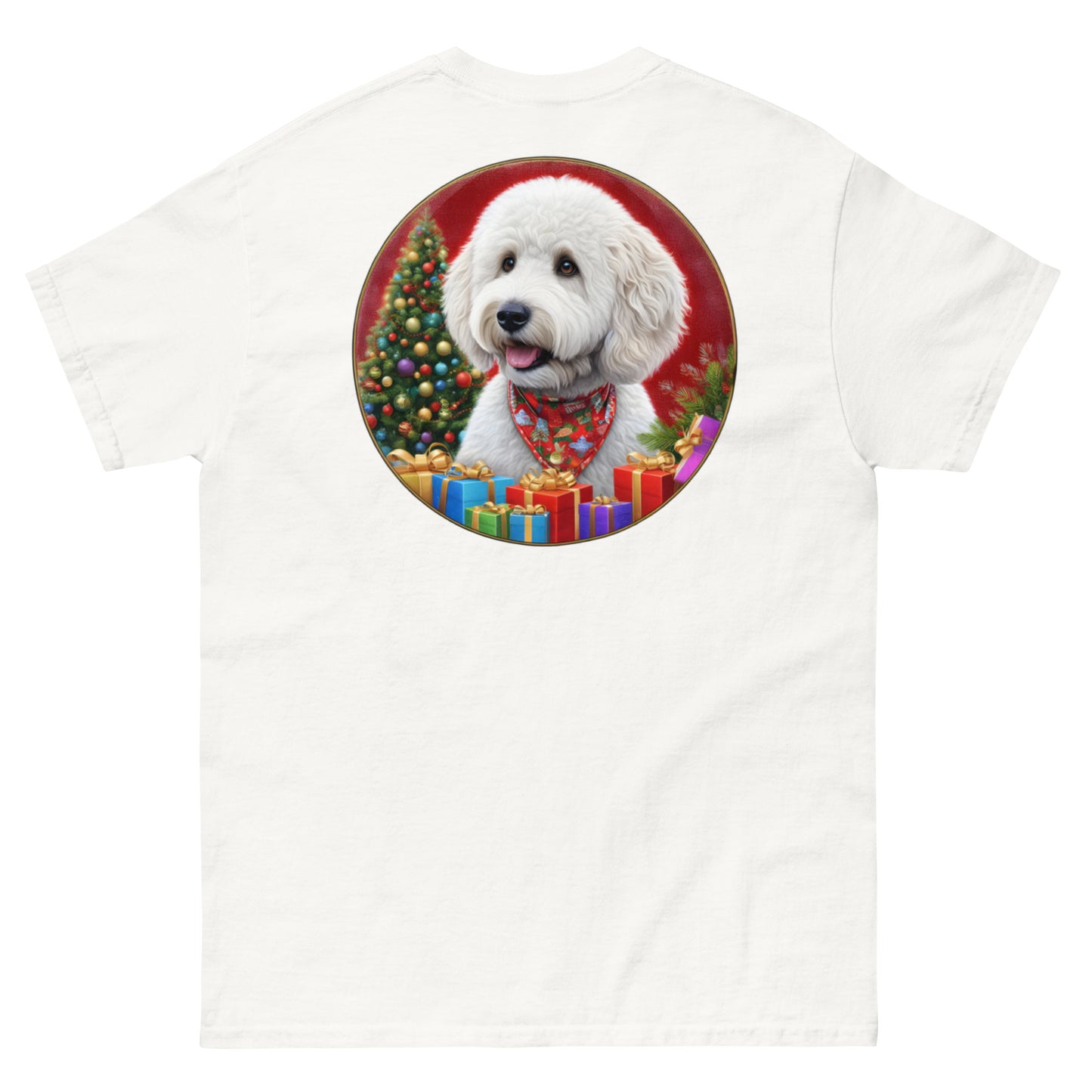 White Christmas Doodle Men's Classic Gildan T Shirt