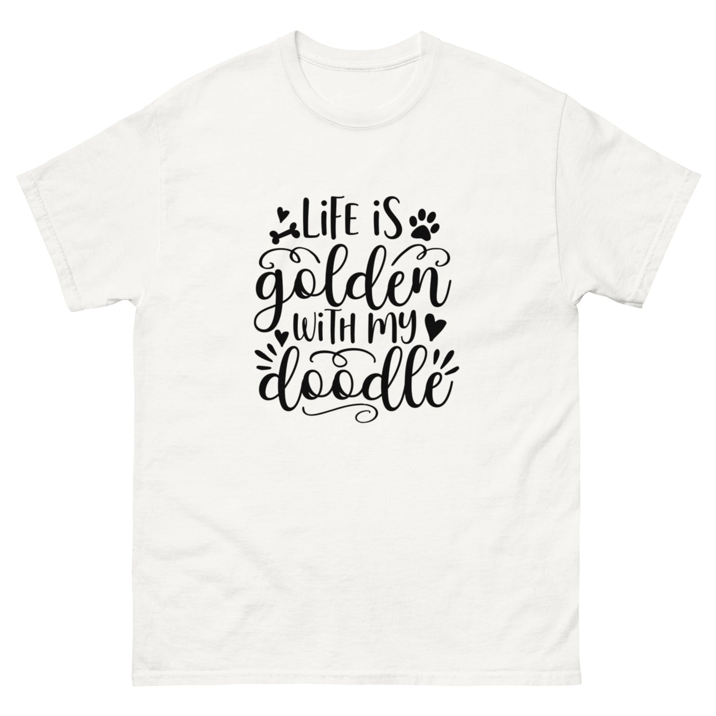 Life is Golden With My Doodle - Men's Classic Gildan T Shirt