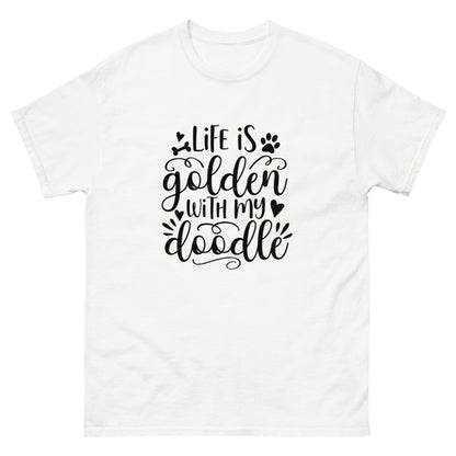 Life is Golden With My Doodle - Men's Classic Gildan T Shirt