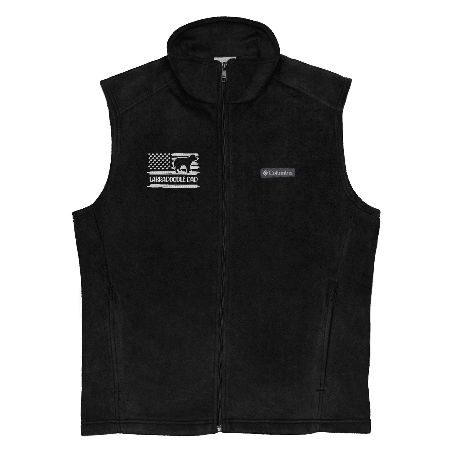 Labradoodle Dad Embroidered Men’s Columbia Fleece Vest