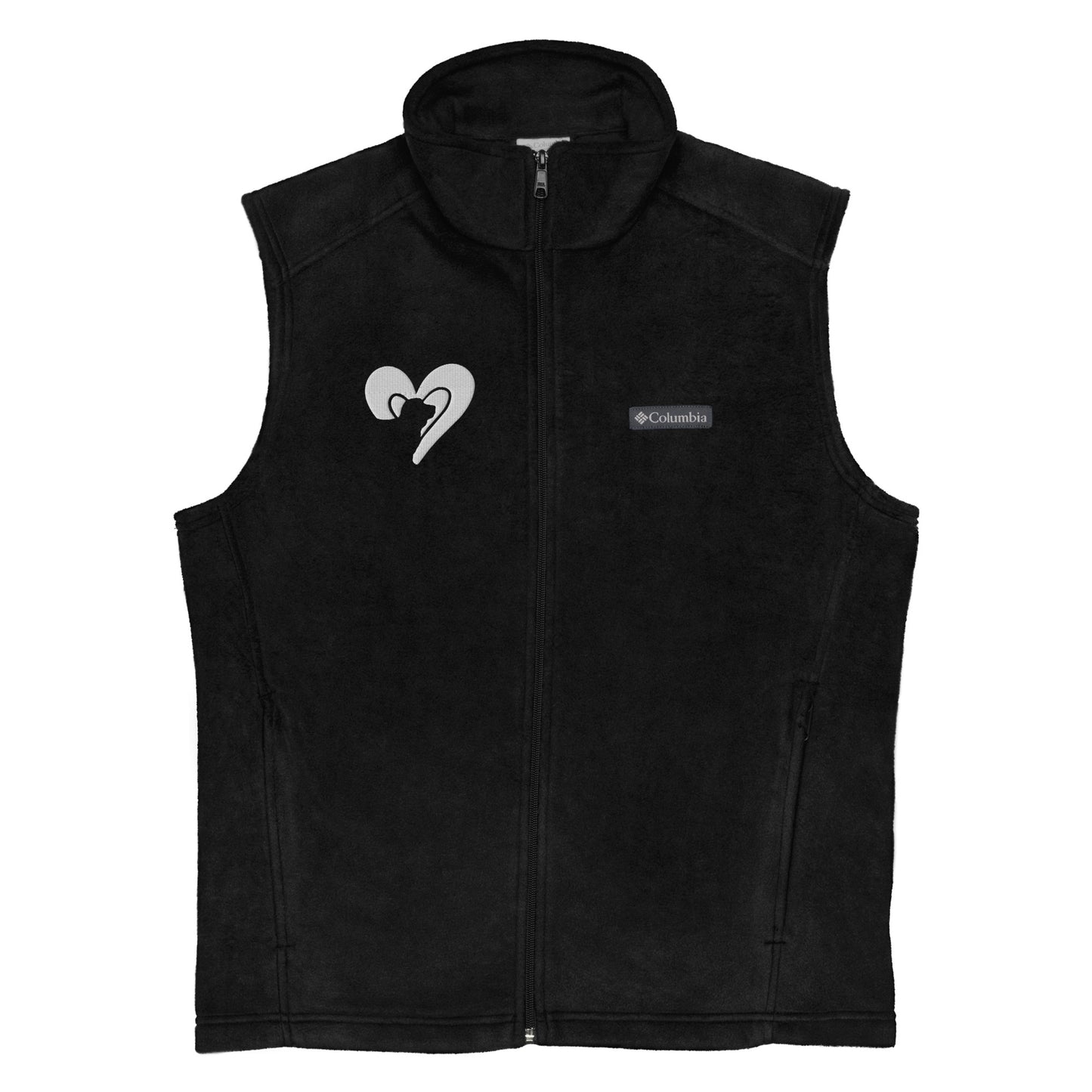 Doodle Embroidered Men’s Columbia Fleece Vest