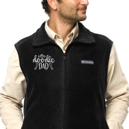 Doodle Dad Embroidered Men’s Columbia Fleece Vest